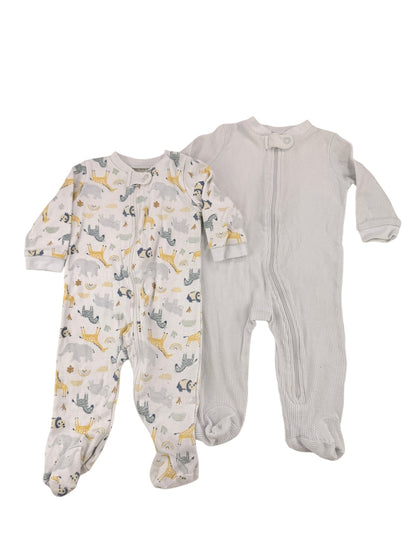Kyle & Deena Safari Animal Sleeper Set 0-3M
