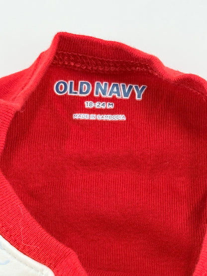 Old Navy Santa Suit Pajamas 18-24M