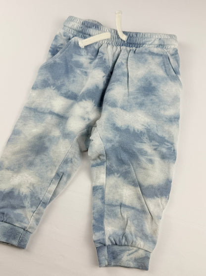 H&M Blue Tie-Dye Joggers 9-12M