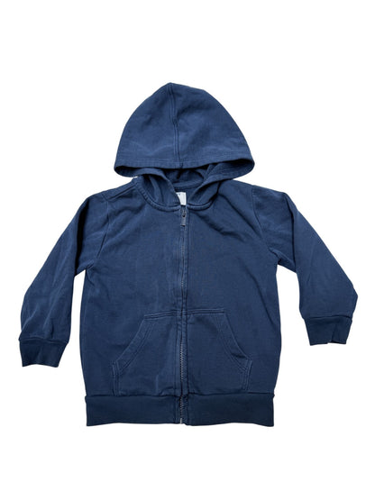 Old Navy Navy Zip-Up Hoodie Size 4T