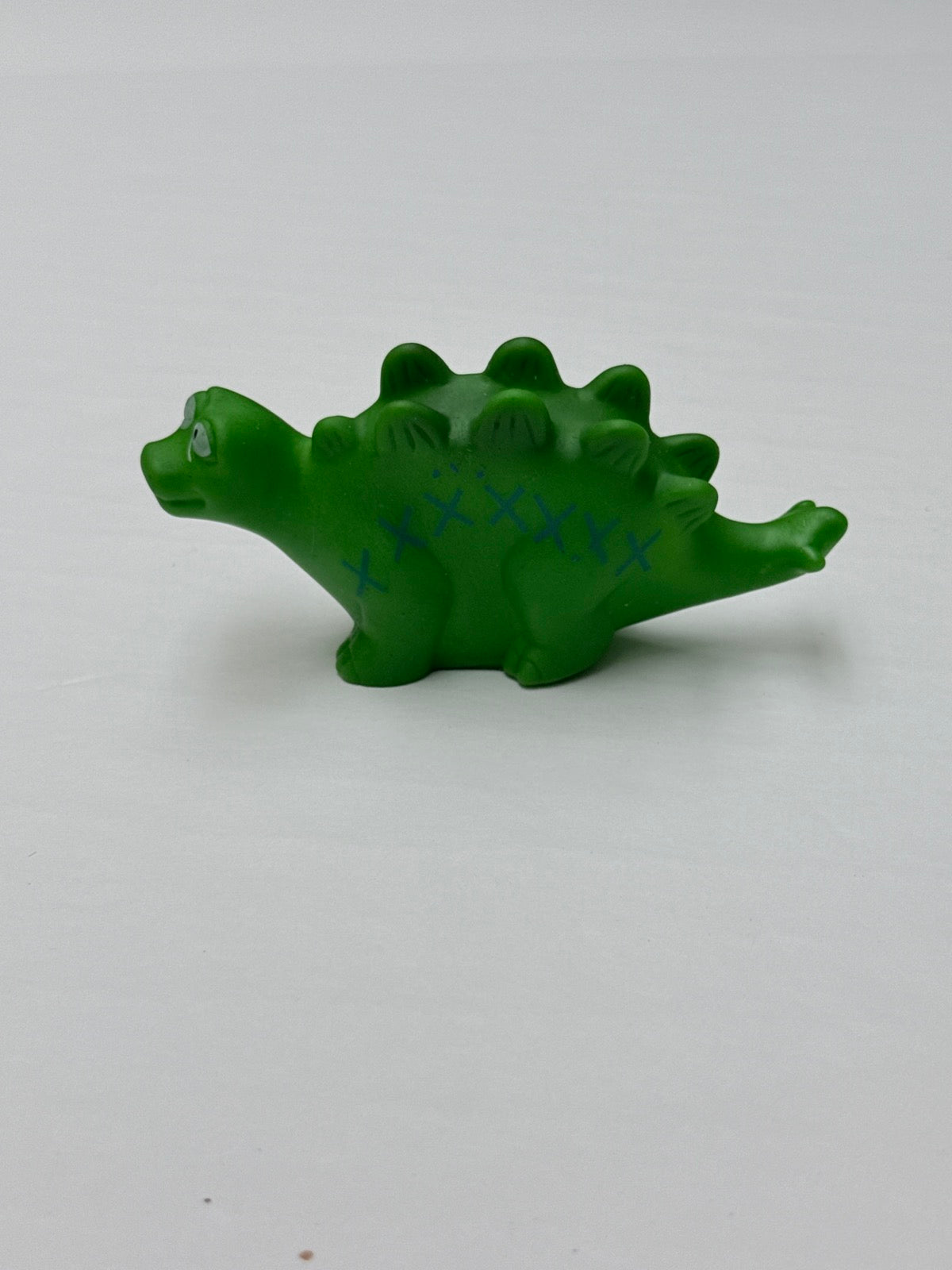 Green Rubber Stegosaurus Dinosaur Toy