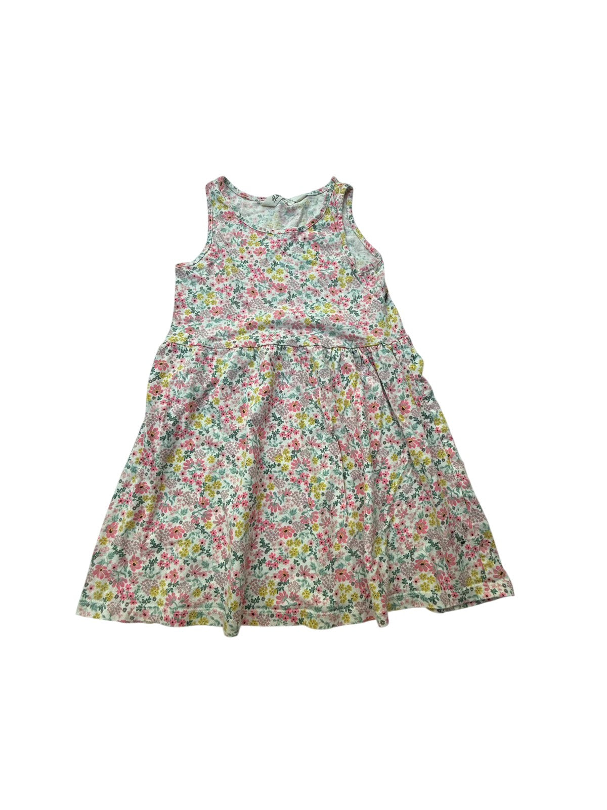 H&M Floral Sleeveless Dress Size 4-6Y