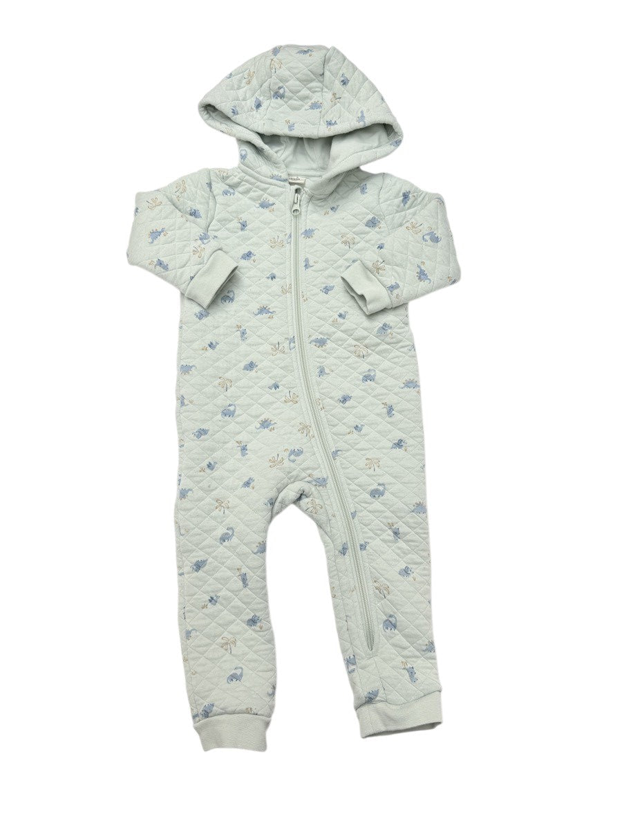 First Wish Quilted Dinosaur Romper 18 24M