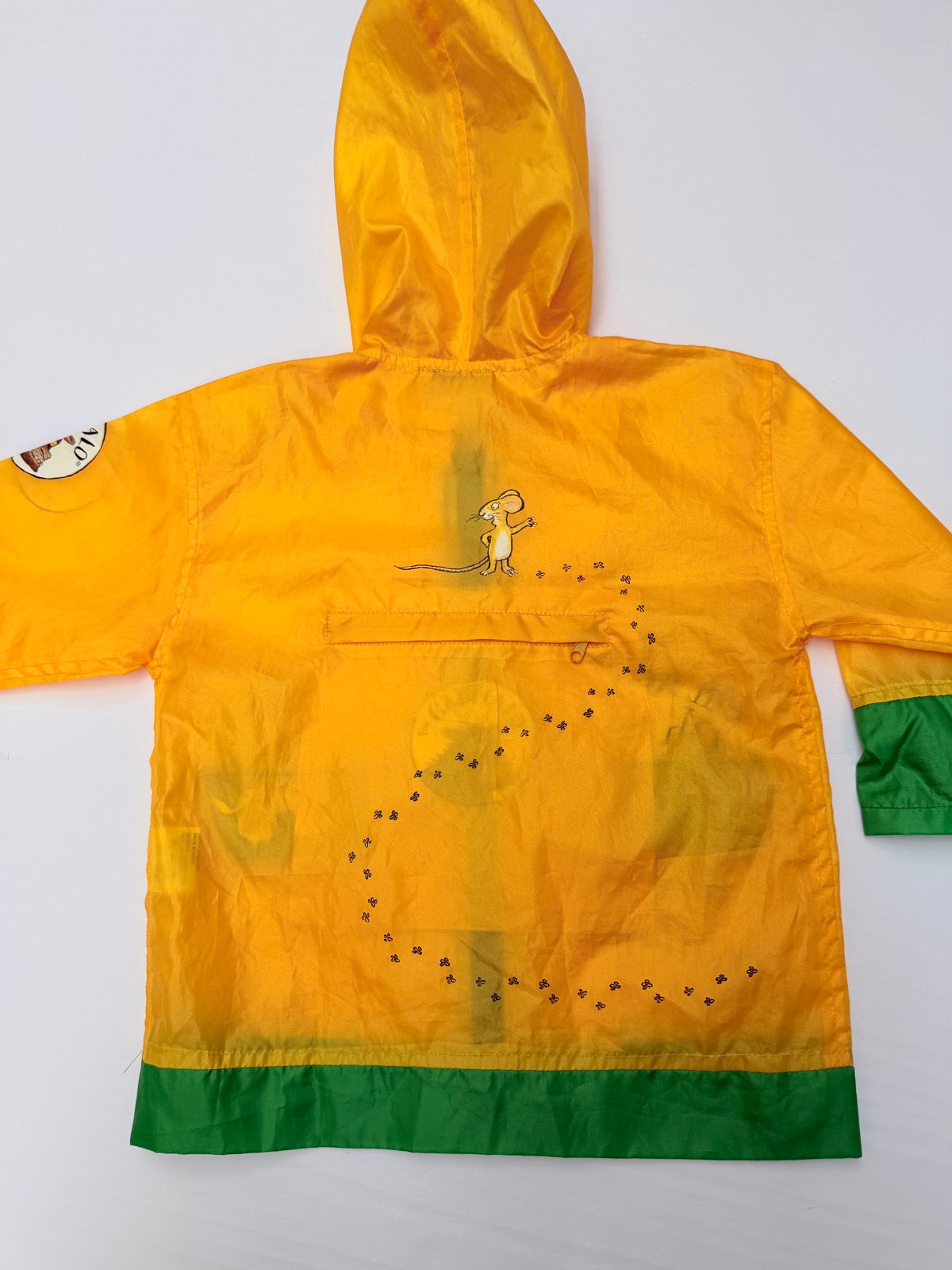 The Gruffalo Yellow Rain Jacket Size 3-4