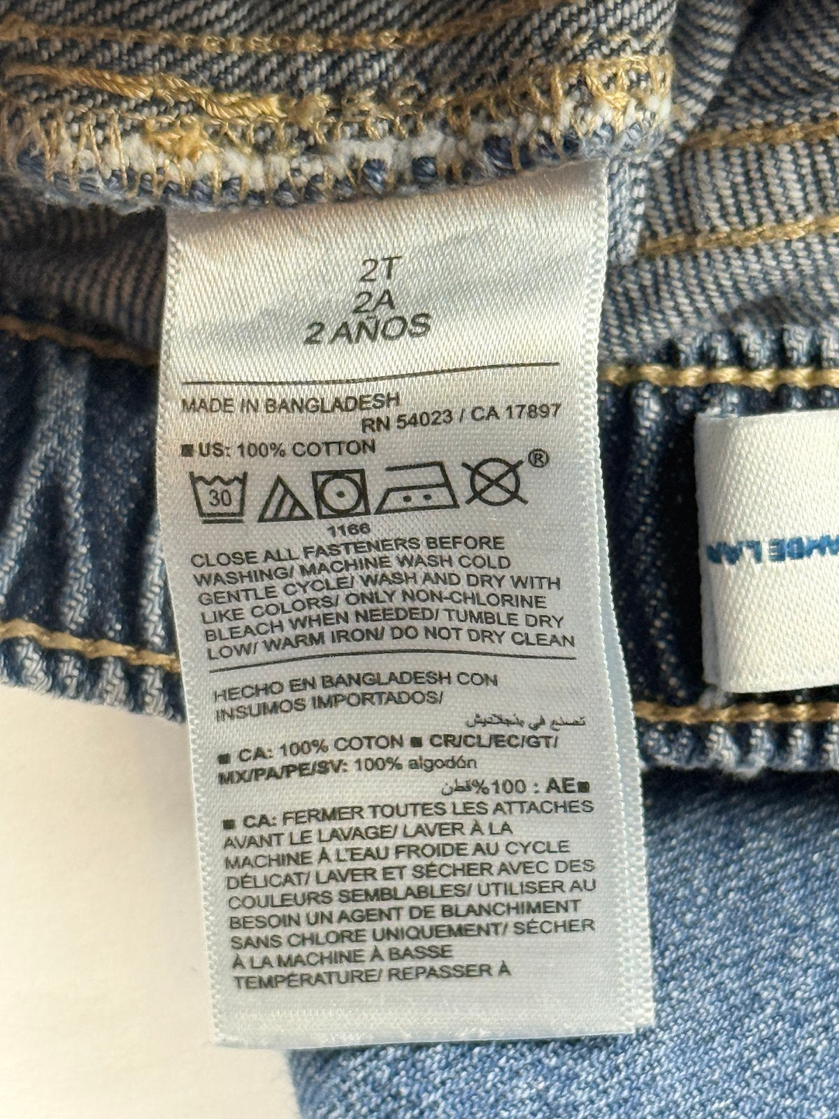 Old Navy Wide Leg Jeans 2T