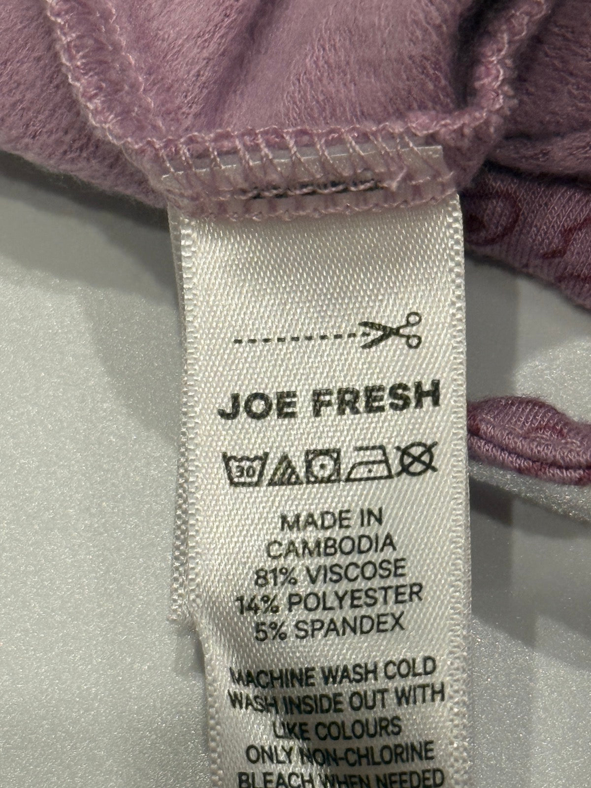 Joe Fresh Floral Purple Romper 12-18M