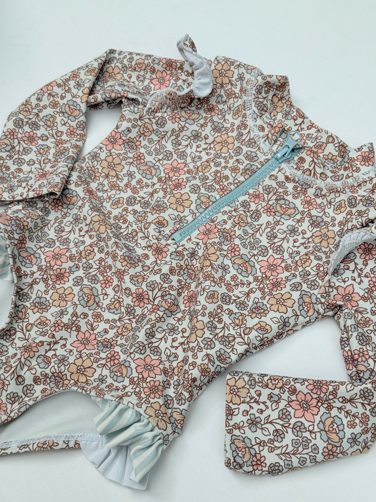 Tommy Bahama Floral Rashguard One-Piece 12M