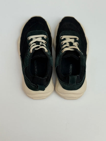Chenchenna Black Chunky Sneaker Size US10