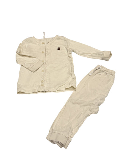 Organic Mom Cream Pajama Set Size 1-6m