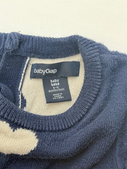 Baby Gap Heart Print Sweater Dress 6-12M