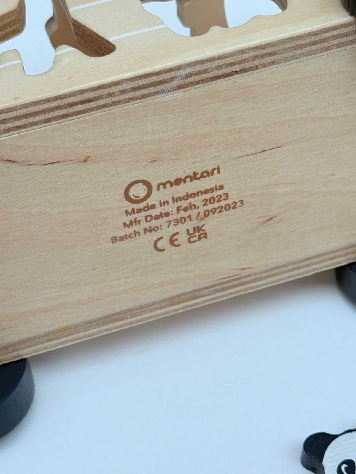 Mentori Wooden Animal Shape Sorter Truck Toy