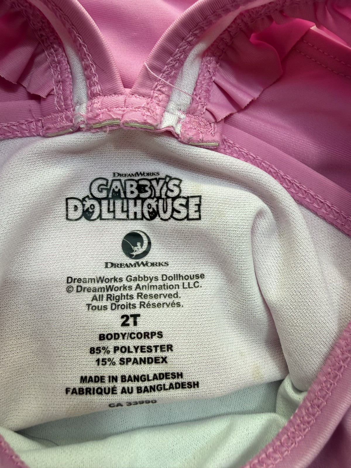 Gabby's Dollhouse One-Piece Swimsuit 2T