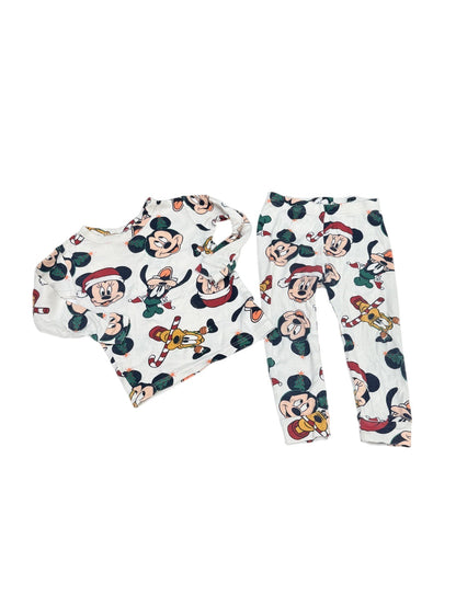 Baby Gap Disney Mickey Christmas Pajama Set 2T