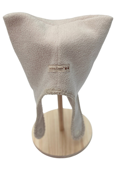 Natural Charm Fleece Ear Flap Hat 3-6m
