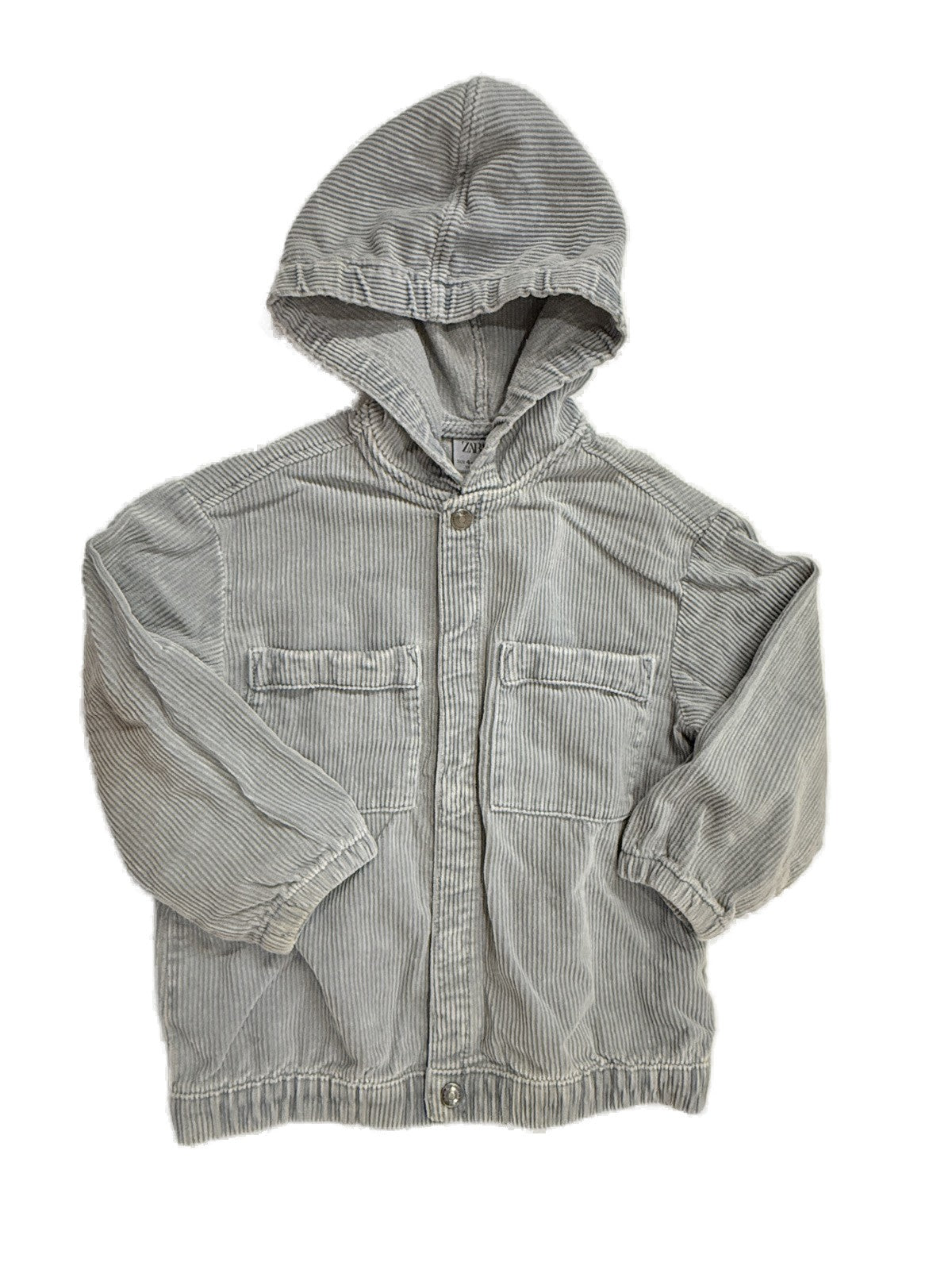 Zara Corduroy Hooded Jacket Size 4-5Y
