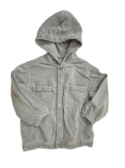 Zara Corduroy Hooded Jacket Size 4-5Y