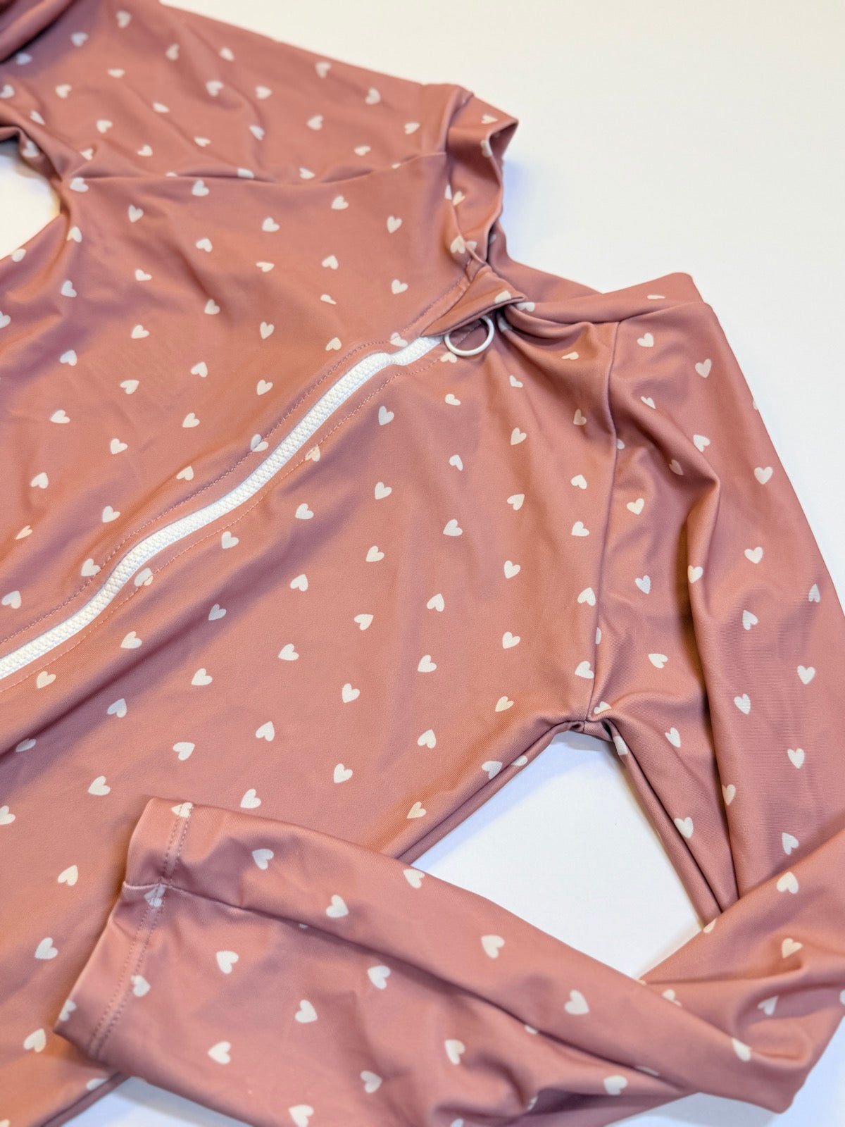 Current Tyed Heart Print Swimsuit 6T