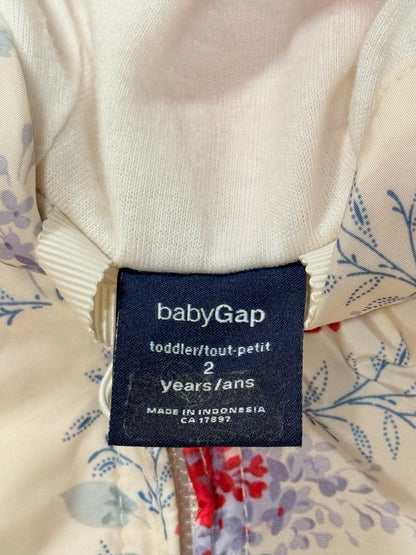 Baby Gap Floral Hooded Jacket 2T