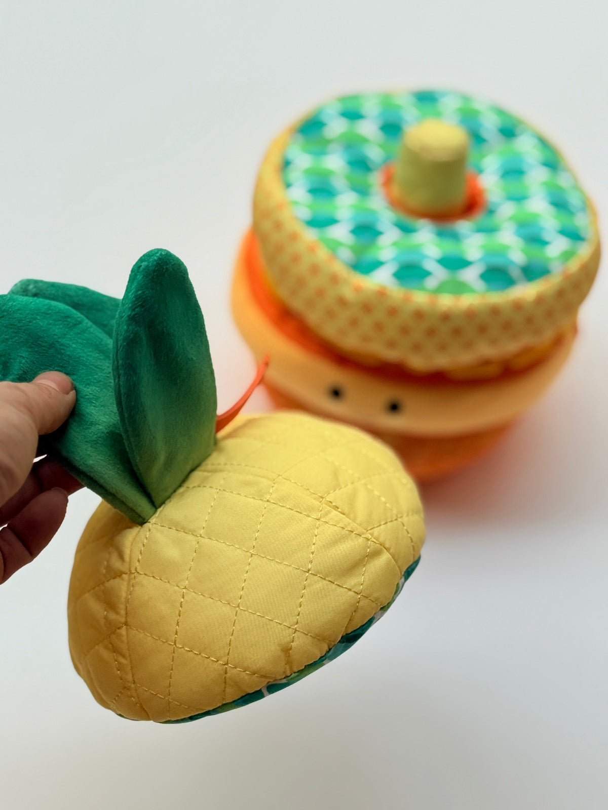 Melissa & Doug Pineapple Stacking Ring Toy