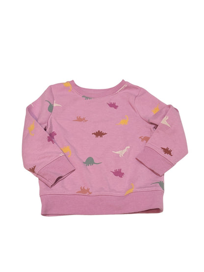 Cat & Jack Pink Dinosaur Sweatshirt 2T