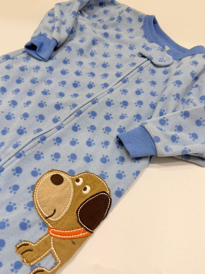 Carter's Paw Print Dog Sleep Sack 0-9M