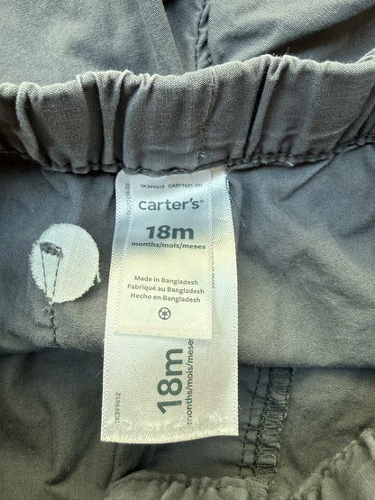 Carter's Gray Pull-On Shorts 18m