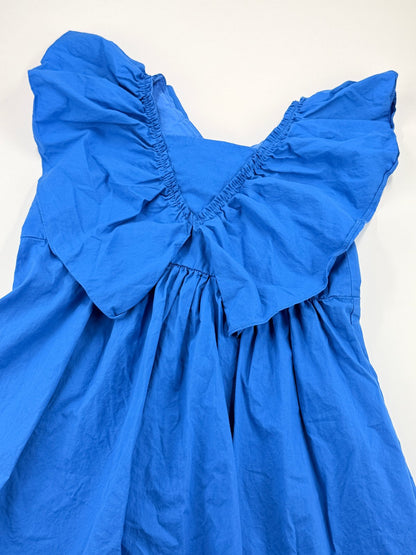 Zara Blue Ruffle Dress Size 13-14
