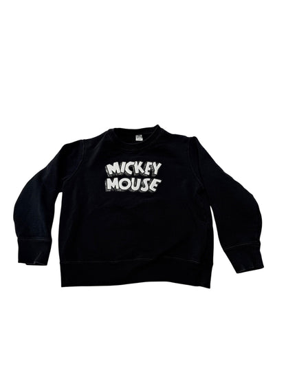 Uniqlo UT Mickey Mouse Black Sweatshirt Size 7-8