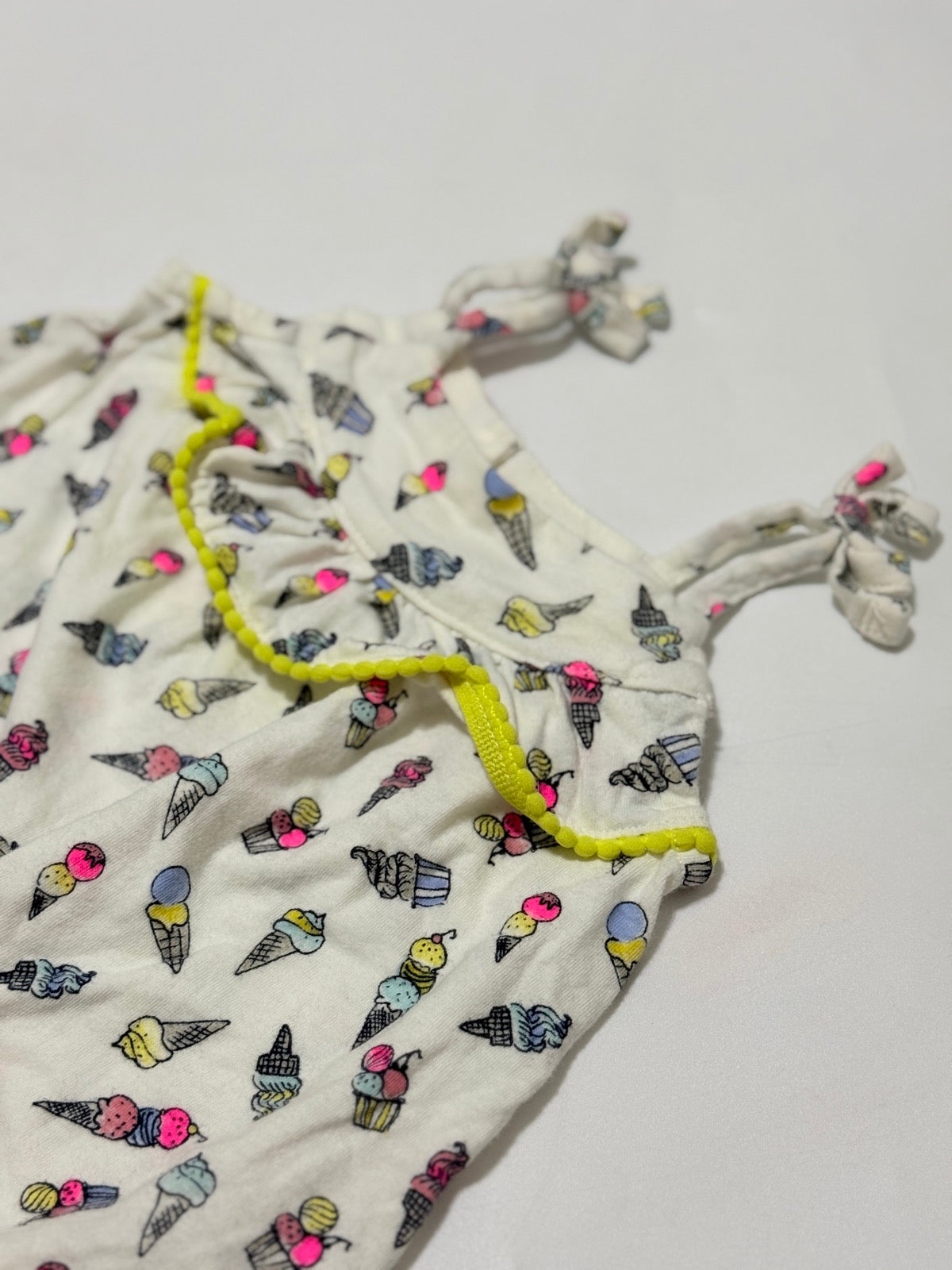 Gap Ice Cream Print Romper 3-6m