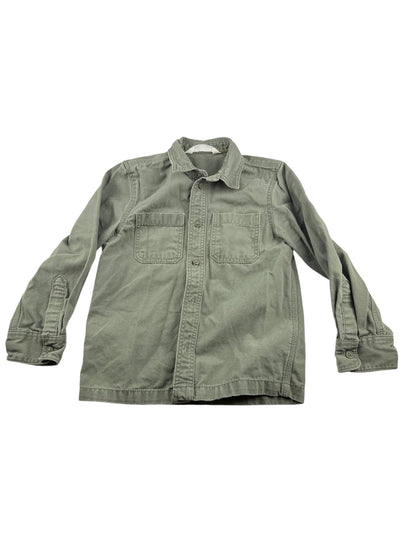 H&M Olive Green Canvas Jacket Size 5-6Y