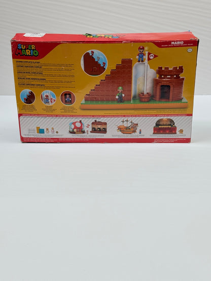 Super Mario Build Course Playset with Mario Figure