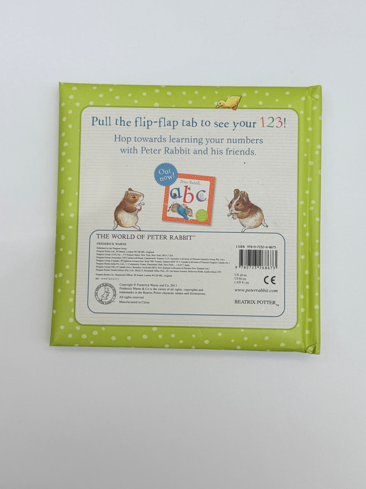 Peter Rabbit 1 2 3 Board Book