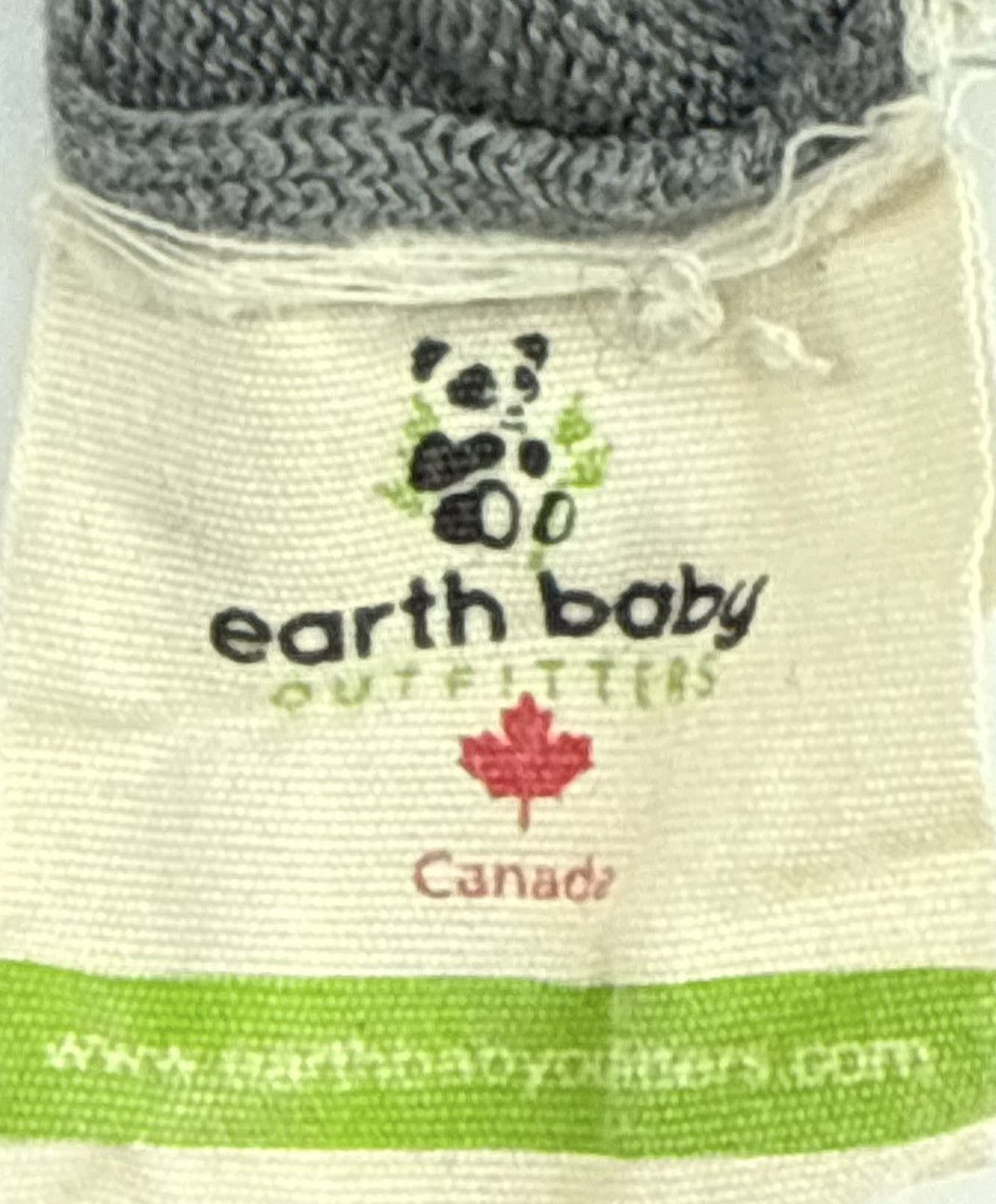 Earth Baby Outfitters Gray Star Romper 3-6M