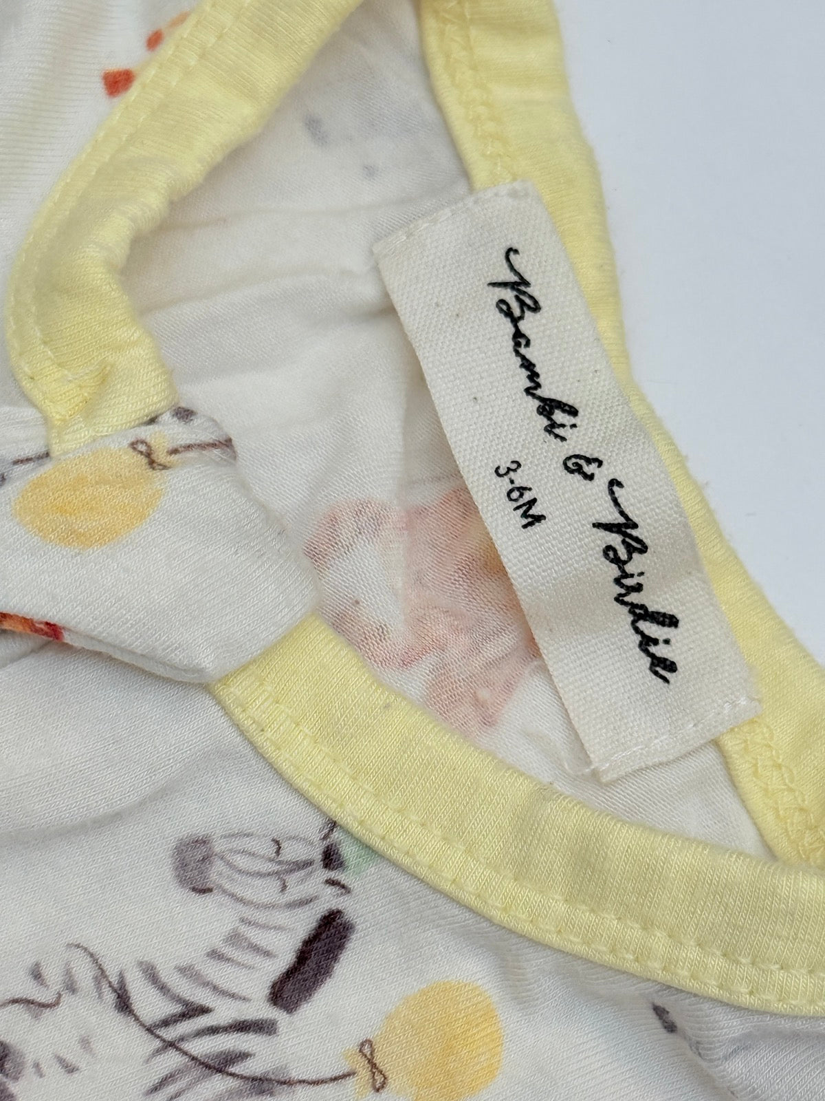Bambi & Birdie Party Animals Zip Romper 3-6M