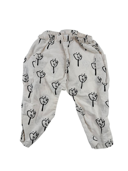 Next baby Tulip Print Linen Pants 9-12M