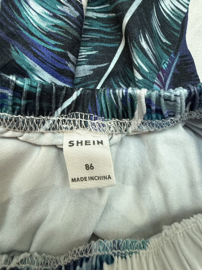 SHEIN Tropical Leaf Print Shorts Size 18-24m