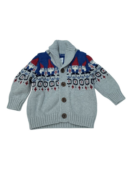 Baby Gap Gnome Fair Isle Cardigan 6-12M