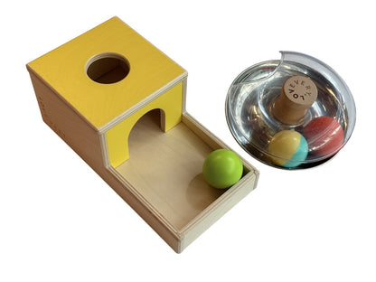 Lovevery Hide & Find Drop Box Tip & Turn Set