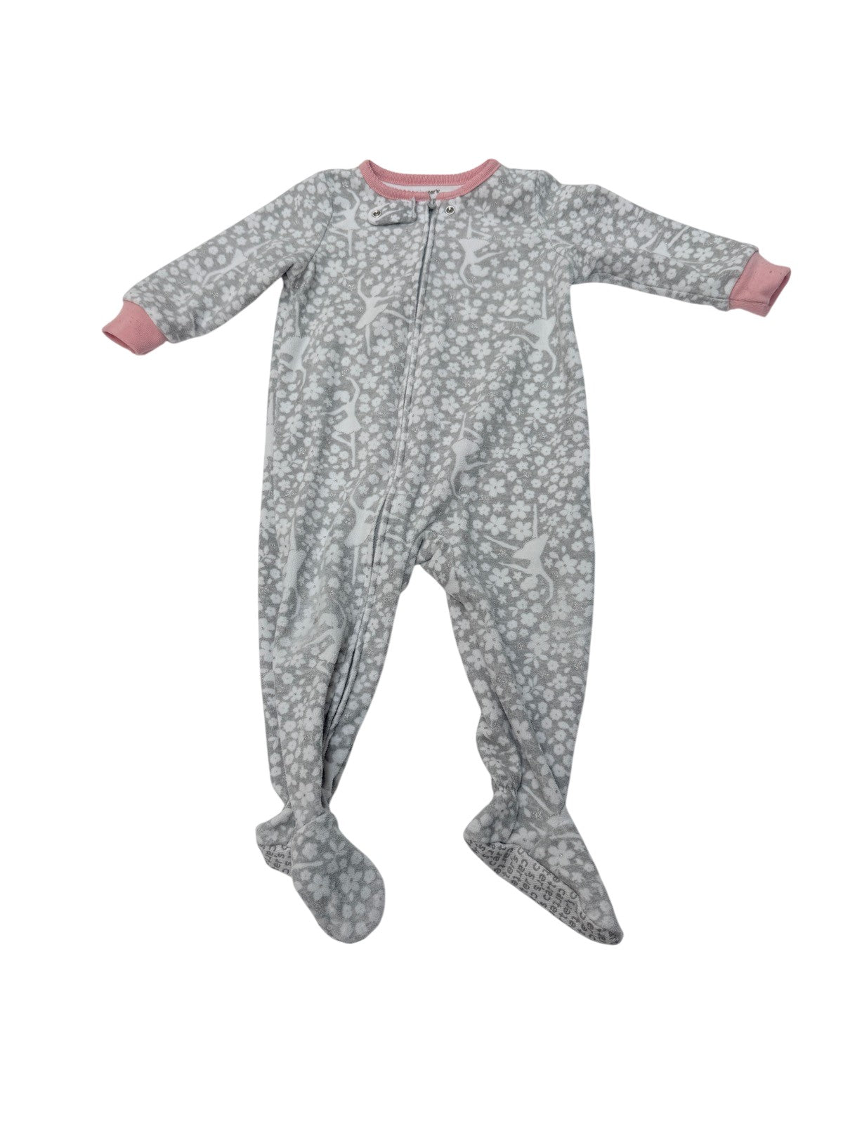Carter's Floral Ballerina Footed Sleeper 12M