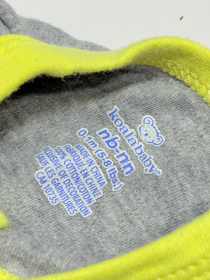 Koala Baby Gray Rainbow Sleeper NB