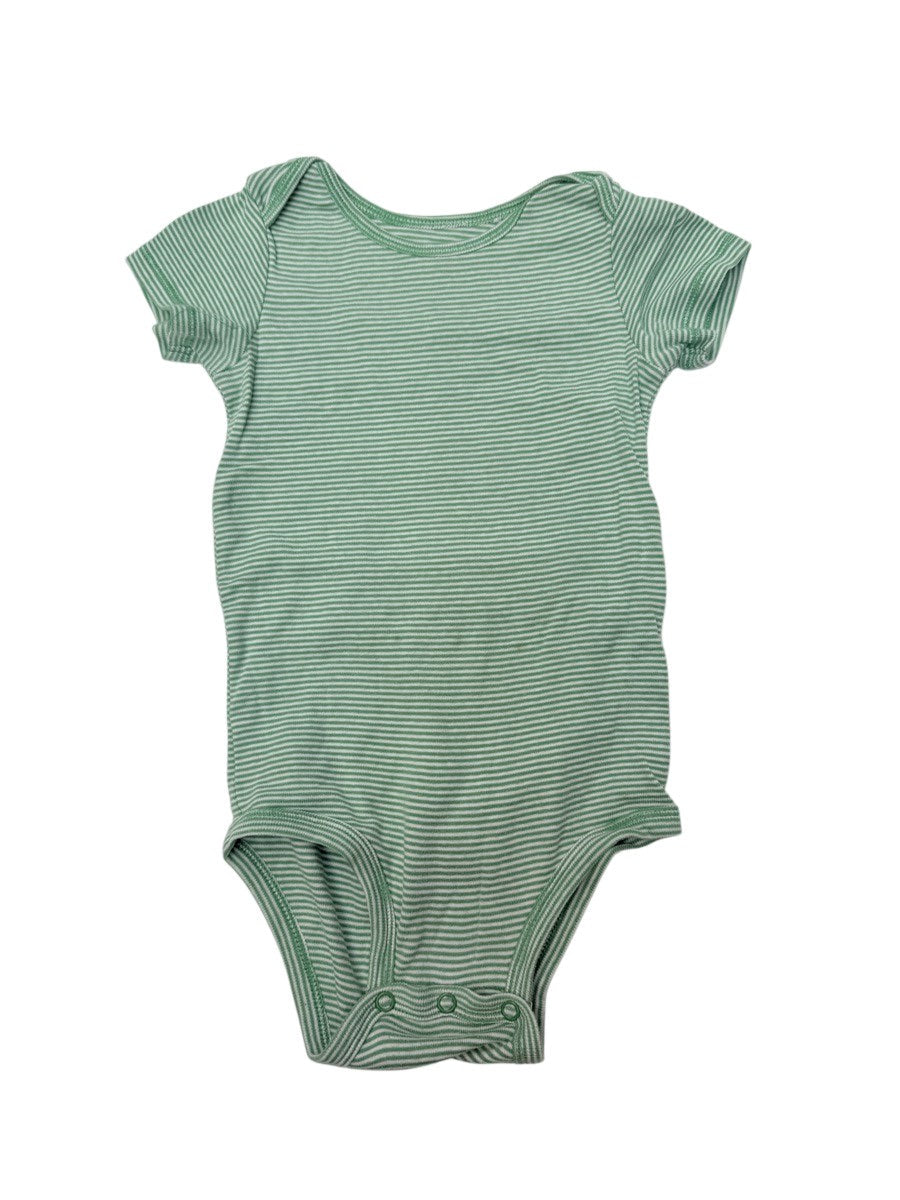 Carter's Green Striped Bodysuit 24 Months