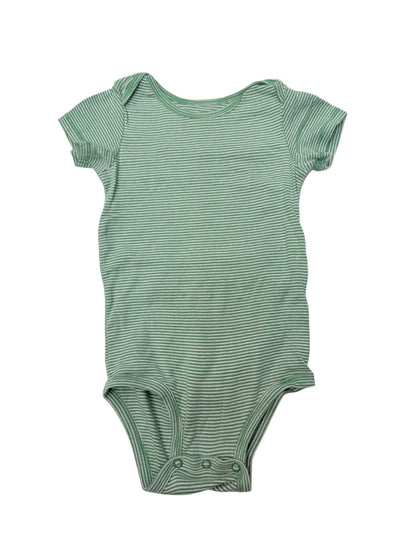 Carter's Green Striped Bodysuit 24 Months