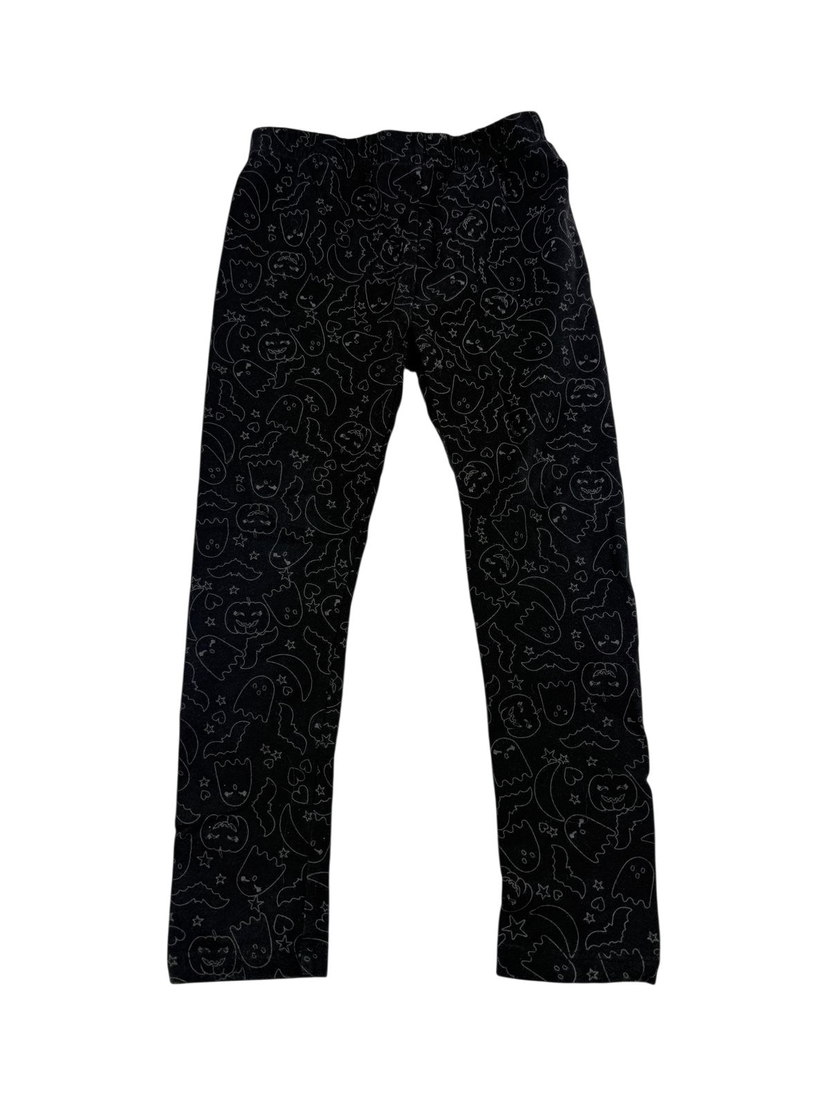 George Halloween Black Leggings Size 4-5