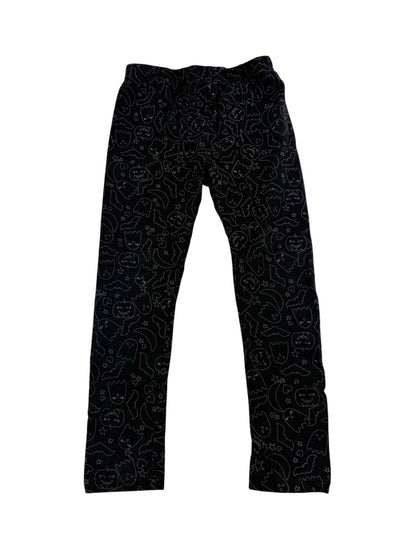 George Halloween Black Leggings Size 4-5