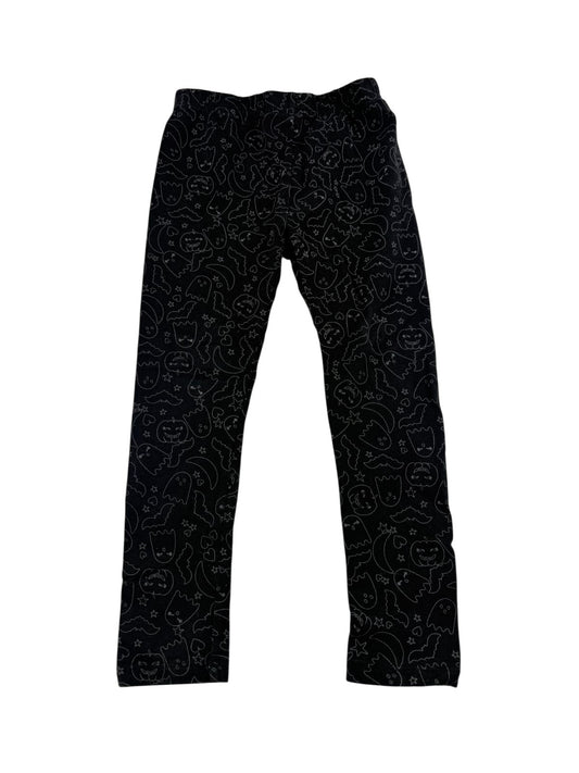 George Halloween Black Leggings Size 4-5