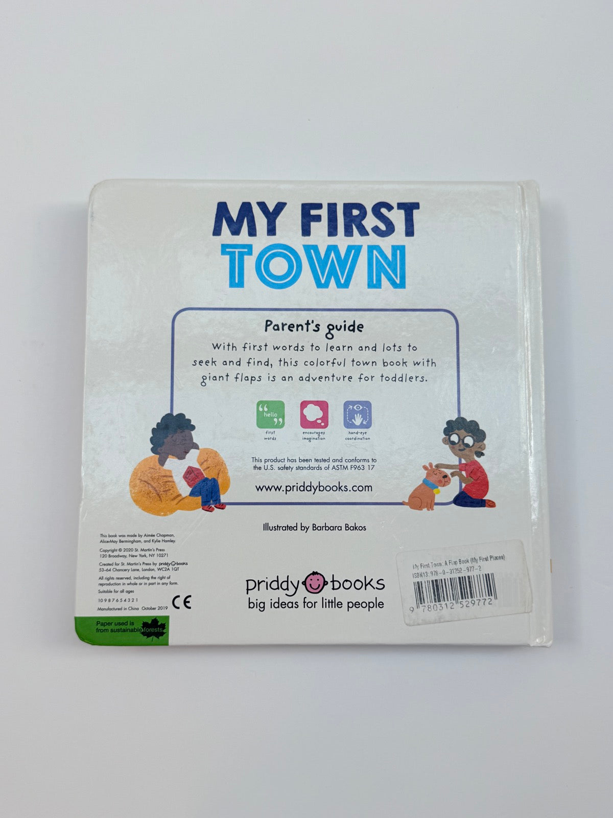My First Town Priddy Books Board Book