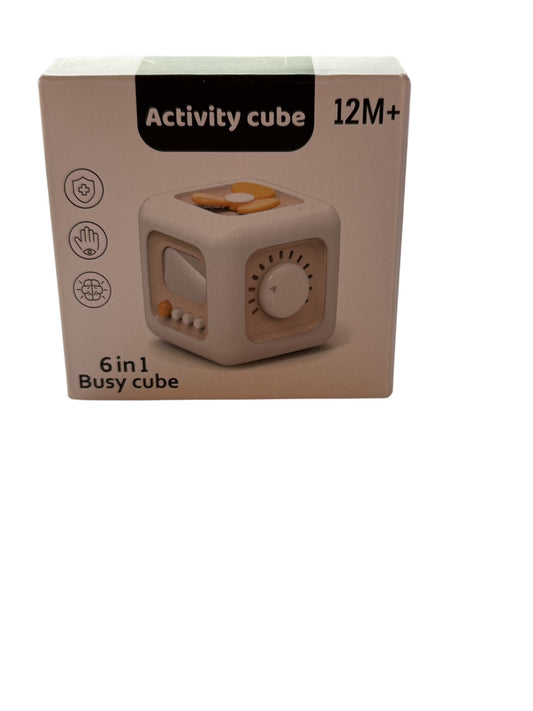 Lisfiva 6-in-1 Activity Busy Cube 12M+