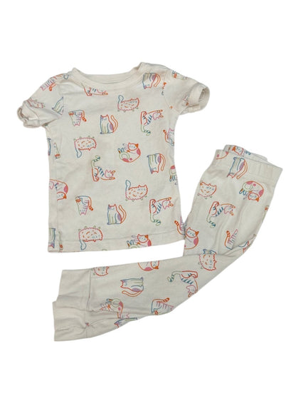 Old Navy Cat Print Pajamas Size 2T