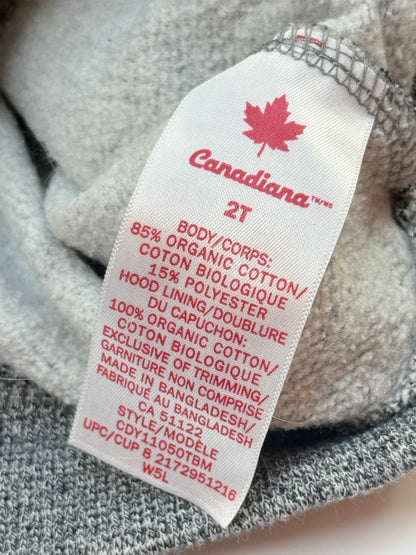 Canadiana Canada Zip Hoodie 2T