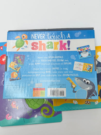 Never Touch a Shark Jigsaw Puzzle Set